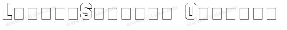 LetterSweater Outline SSi Normal字体转换